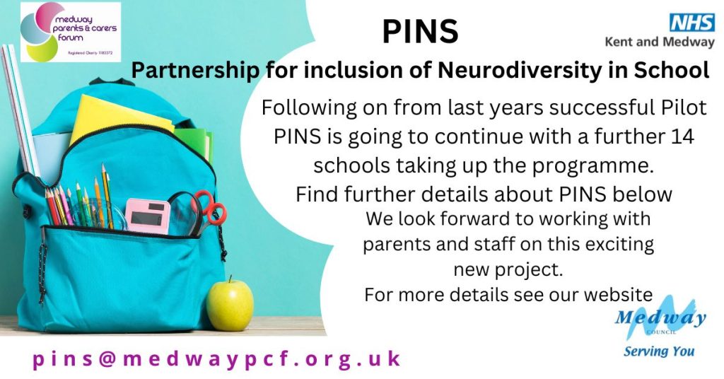 PINS 2 banner explaining Coming to 14 new schools