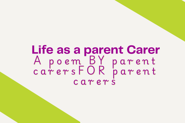life as a parent carer peom