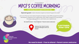 medway parents and carers expert at hands september 2026 coffee morning